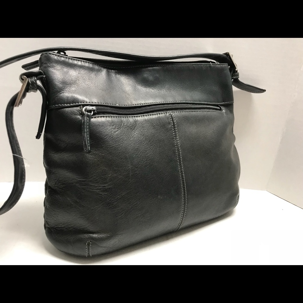 Tignanello Genuine Leather Hobo Shoulder Bag
